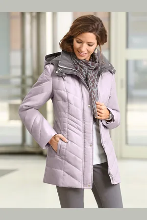 Classic Basics Steppjacke, mit Kapuze