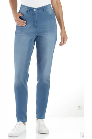 Classic Basics High-waist-Jeans, (1 tlg.)