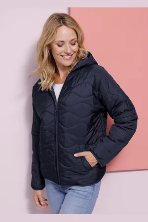Classic Basics Steppjacke, mit Kapuze