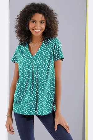 Classic Basics Druckbluse