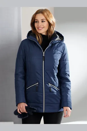 Classic Basics Steppjacke, mit Kapuze