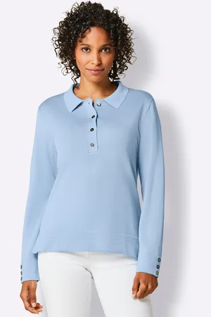 CREATION L PREMIUM Polokragenpullover »Baumwoll-Pullover«