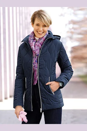 Classic Basics Steppjacke, mit Kapuze