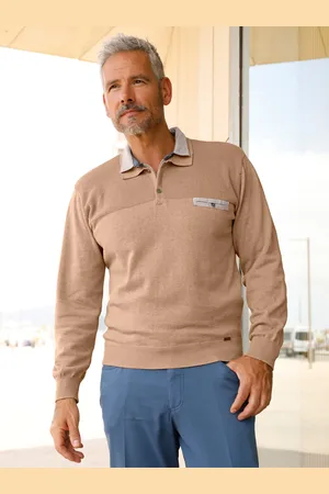 marco donati Polokragenpullover »Polopullover«