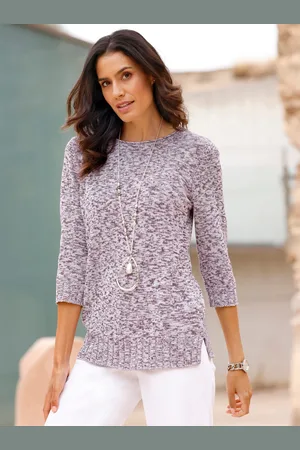 Inspirationen Strickpullover »Rundhals-Pullover«