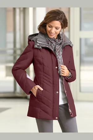 Classic Basics Steppjacke, mit Kapuze