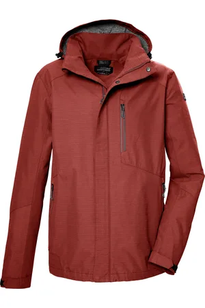 Killtec Outdoorjacke »KOS 256 MN JCKT_CARLEB«, Wasser- und winddichte Herrenjacke, atmungsaktiv, abnehmbare Kapuze