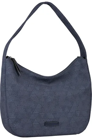 TOM TAILOR Hobo »Carrie«, aus realistisch wirkendem Denim Jacquard auf weichem Lederimitat