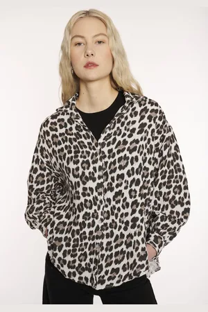 Hailys Druckbluse »LS C BL Le44ony«, aus Musselin