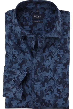 Olymp Businesshemd »Luxor modern fit«, mit floralem Muster