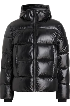 Calvin Klein Outdoorjacke »HOODED QUILT PUFFER MW GLOSS«, mit Kapuze, mit Logopatch