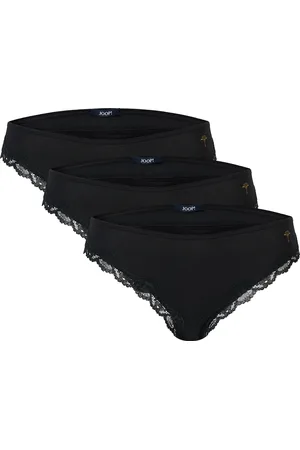JOOP! Slip »Multipack«, (3er Pack), mit elegantem Spitzenabschluss