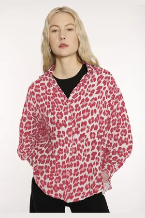 Hailys Druckbluse »LS C BL Le44ony«, aus Musselin