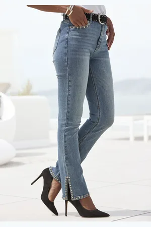 Buffalo 5-Pocket-Jeans, mit Schlitz, Nietendetails, Skinny Jeans, modisch