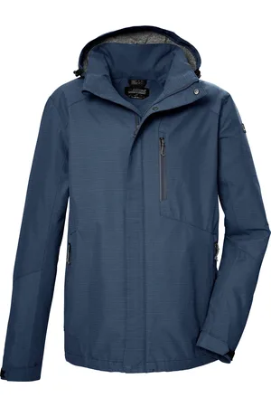 Killtec Outdoorjacke »KOS 256 MN JCKT_CARLEB«, Wasser- und winddichte Herrenjacke, atmungsaktiv, abnehmbare Kapuze