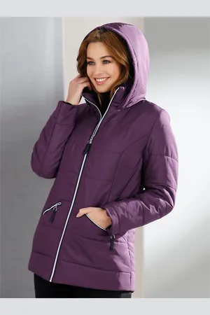 Classic Basics Steppjacke, mit Kapuze