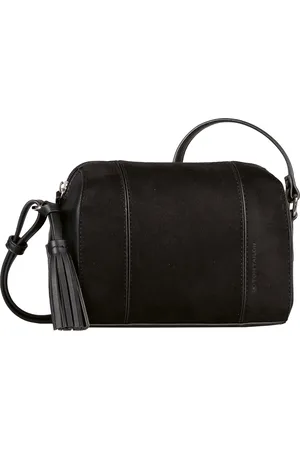 TOM TAILOR Handtasche »Pira«, aus einer Kombination von weichem Suede und genarbtem Lederimitat