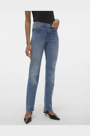 VERO MODA Straight-Jeans »VMFLASH MR STRAIGHT JEANS LI347 GA NOOS«