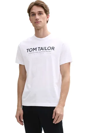 TOM TAILOR Rundhalsshirt, mit Logoprint