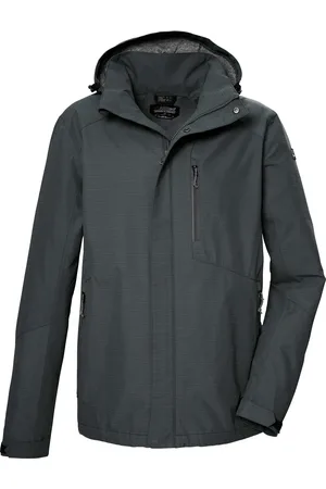 Killtec Outdoorjacke »KOS 256 MN JCKT_CARLEB«, Wasser- und winddichte Herrenjacke, atmungsaktiv, abnehmbare Kapuze