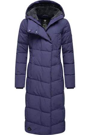 Ragwear Wintermantel »Wintermantel Pavla Long«, extralanger Winterparka mit Teddyfutter und Kapuze