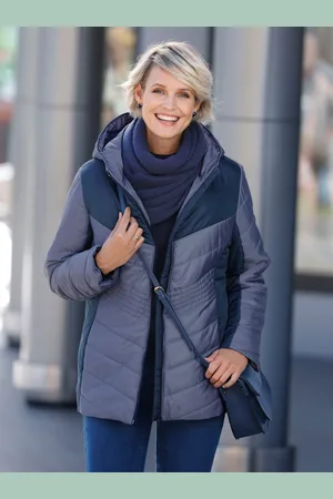 Classic Basics Steppjacke, mit Kapuze