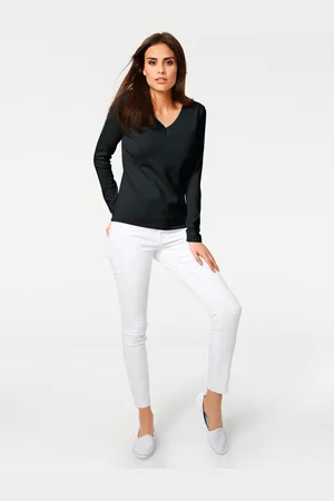 Heine Strickpullover »V-Pullover«