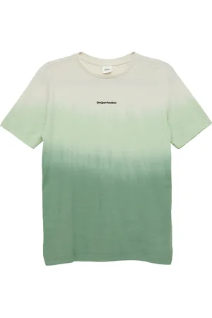 QS by s.Oliver T-Shirt, mit Farbverlauf und Stickerei