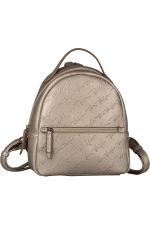 TOM TAILOR Rucksack »Denice«, aus glattem Lederimitat mit toller Logoprägung in Schreibschrift