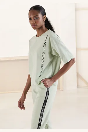 French Connection T-Shirt, mit weiten Ärmeln und Logodruck