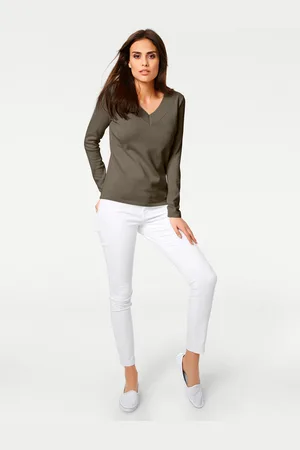 Heine Strickpullover »V-Pullover«
