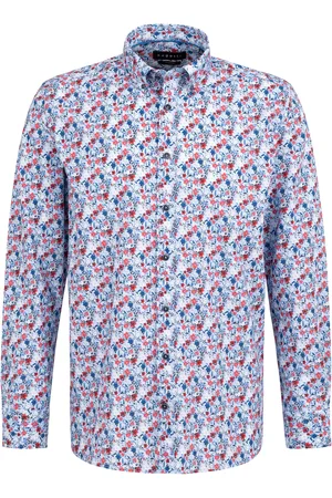 Bugatti Langarmhemd, mit floralem Print