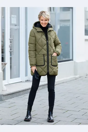 Classic Basics Steppjacke, mit Kapuze