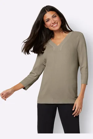Classic Basics 3/4 Arm-Pullover »V-Pullover«
