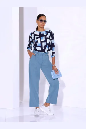 CRÉATION L Druckbluse