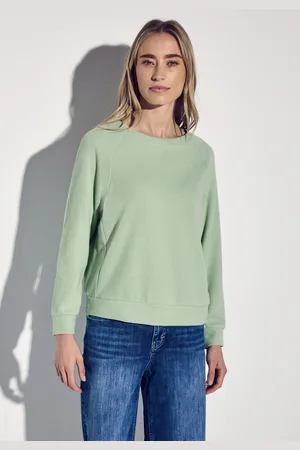 Street one Sweater, mit U-Boot-Ausschnitt und in feiner Struktur-Optik