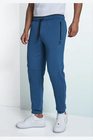 john devin Sweathose, Jogginghose mit seitlichen Taschen und Bindeband aus Baumwoll-Mix