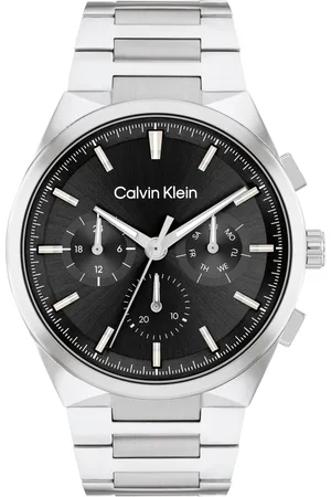 Calvin Klein Multifunktionsuhr »ARCHITECTURAL MULTI«, Quarzuhr, Armbanduhr, Herrenuhr, Datum, Edelstahlarmband