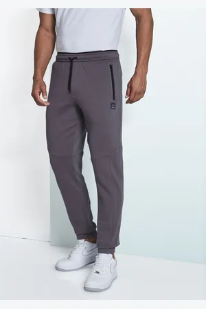 john devin Sweathose, Jogginghose mit seitlichen Taschen und Bindeband aus Baumwoll-Mix