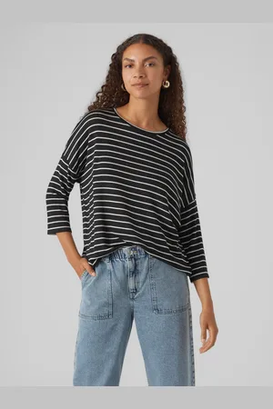 VERO MODA Rundhalspullover »VMBRIANNA 3/4 PULLOVER BOO REP«