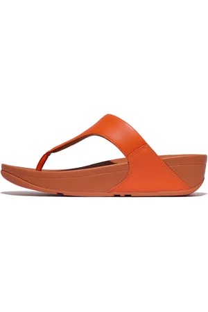 FitFlop Dianette »LULU LEATHER TOEPOST«, Pool Slides, Pantolette, Badeschuh mit Keilabsatz