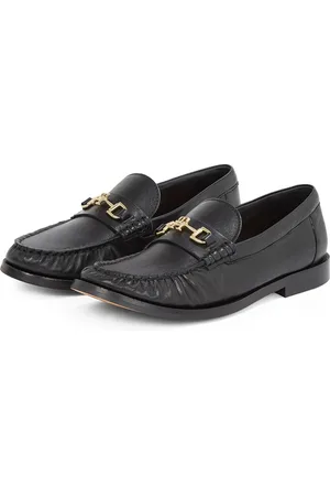 Tommy Hilfiger Loafer »SOFT LEATHER HORSEBIT LOAFER«, Blockabsatz, Businessschuh, Slipper mit TH-Schmuckelement
