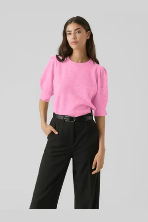 VERO MODA Kurzarmpullover »VMDOFFY 2/4 O-NECK PULLOVER GA NOOS«