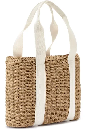 vivance collection Shopper »Strandtasche«, Schultertasche,Korbtasche,Tragetasche,Bast-Optik VEGAN