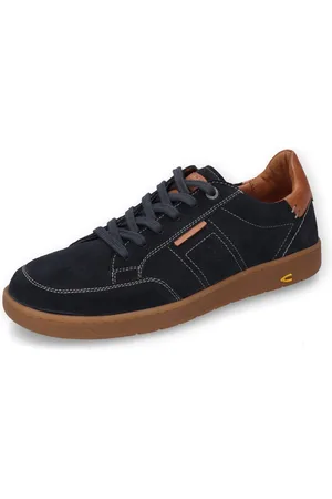 Camel Active Sneaker, Retro Sneaker, Schnürschuh mit Ziernähten