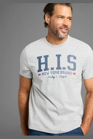H.I.S T-Shirt, mit trendigem Markenlogo im Collage-Look