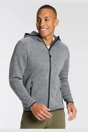 CMP Strickfleecejacke »MAN JACKET FIX HOOD«, (1 St.), mit Kapuze