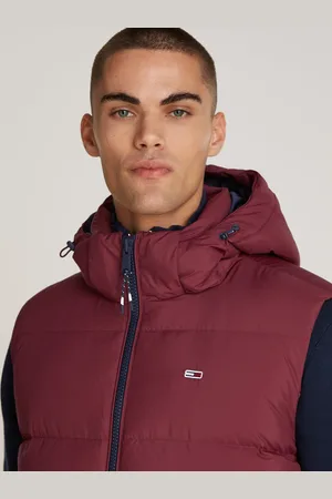 Tommy Hilfiger Steppweste »TJM ESSENTIAL DOWN VEST EXT«, abnehmbare Kapuze mit Kordelzug