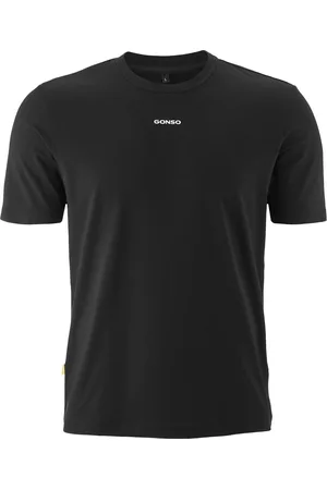 Gonso Rundhalsshirt »Off-Bike T-Shirt M«, Herren T-Shirt mit Logo, Off-Bike Shirt, Körpernahe Passform