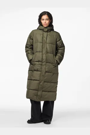 Pieces® Steppmantel »PCMADDIE LONG PUFFER JACKET NOOS BC«